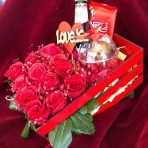 باکس گل ویژه ولنتاین